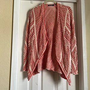 Nic + Zoe Textured Open Front Sweater